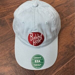 Rabbit Hole Distillery Light Blue Adjustable Strap Back Logo Hat
